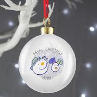Personalised The Snowman & The Snowdog Bauble Extra Image 3 Preview